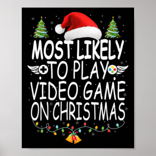 Poster Très Probable De Jouer Jeu Vidéo Sur Les Garçons D