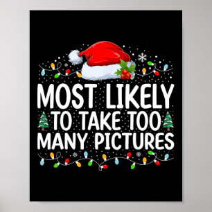 Poster Très Probable De Prendre Trop De Photos Fa De Noël