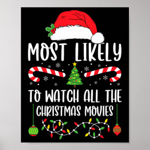 Poster Très Probable De Regarder Tous Les Films De Noël