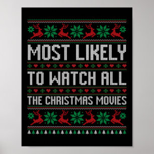 Poster Très Probable De Voir Tous Les Films De Noël Fami