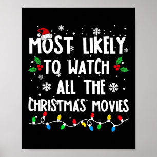 Poster Très Probable De Voir Tous Les Films De Noël Fami