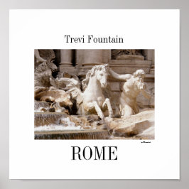 Poster: Trevi Fountain, Rom Poster