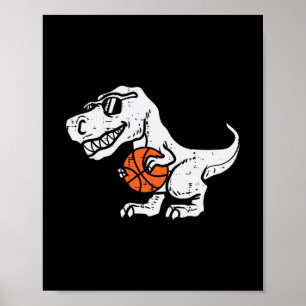 Poster Trex Dinosaure Croquis Mignon Sport Tout-Petit Jou
