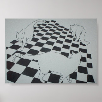 Poster triade de chat