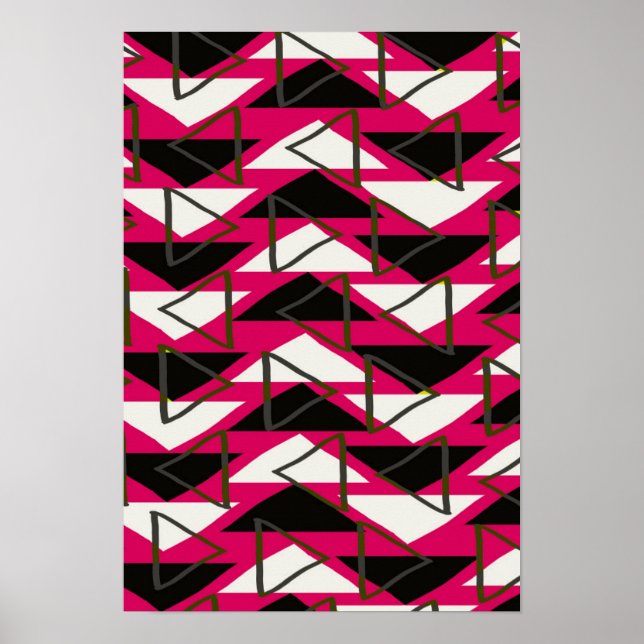 Poster Triangles (Devant)