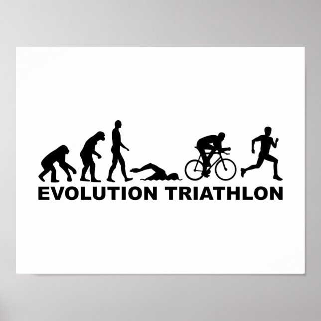 Poster Triathlon de l'évolution (Devant)