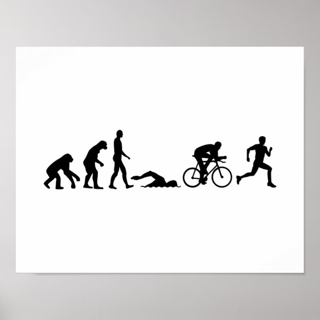 Poster Triathlon de l'évolution (Devant)
