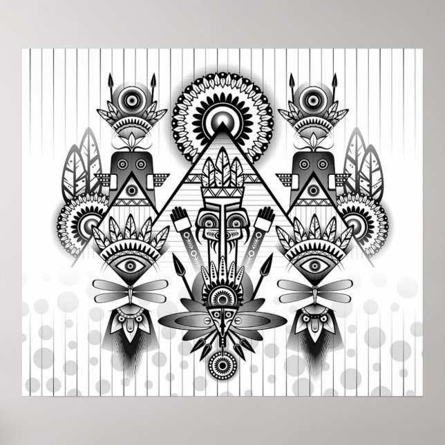 Poster Tribal (Devant)