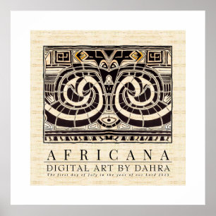 POSTER TRIBAL AFRICAIN