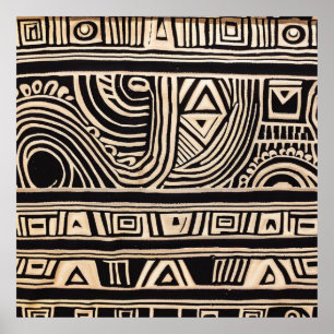 POSTER TRIBAL AFRICAIN