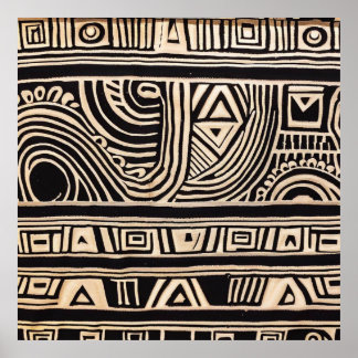 POSTER TRIBAL AFRICAIN