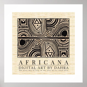 POSTER TRIBAL AFRICAIN