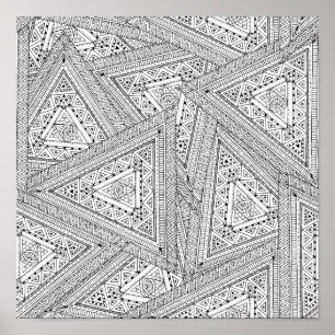 Poster Tribal Doodle 2