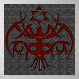 Poster tribal étranger