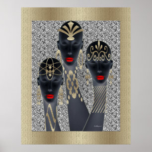Poster Tribal Glamour Divas