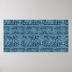Poster Tribal vintage ethnique homogène