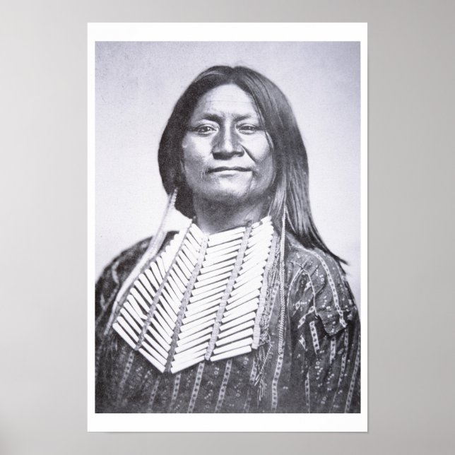 Poster Tribesman Comanche, 1872 (photo b/w) (Devant)