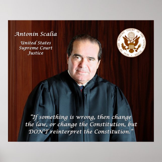 Poster Tribunal suprême Antonin Scalia (Devant)