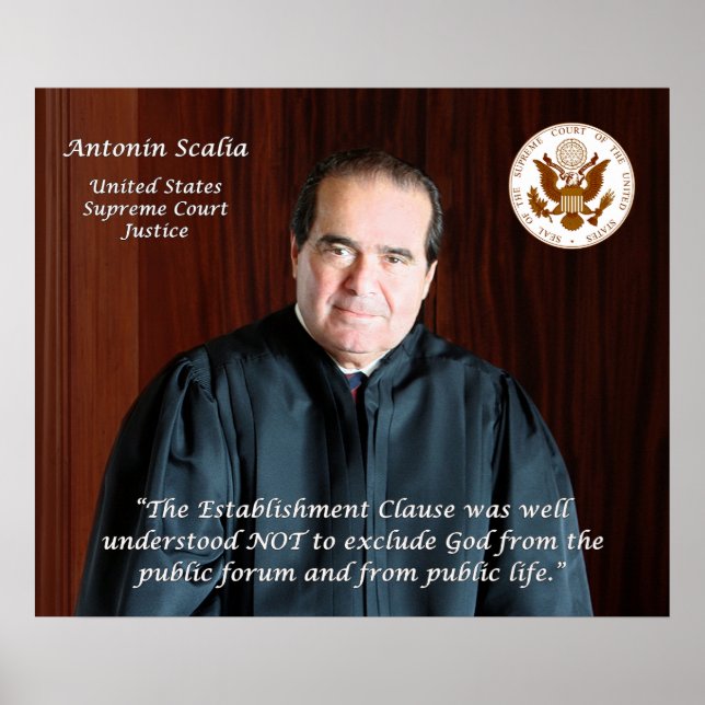 Poster Tribunal suprême Antonin Scalia (Devant)