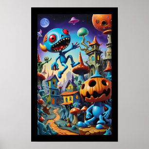 Poster Trick ou Shroom - Ken Gage Imaginaire Art