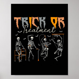 Poster Trick Ou Traitement Pt Thérapeutique Physique Thér