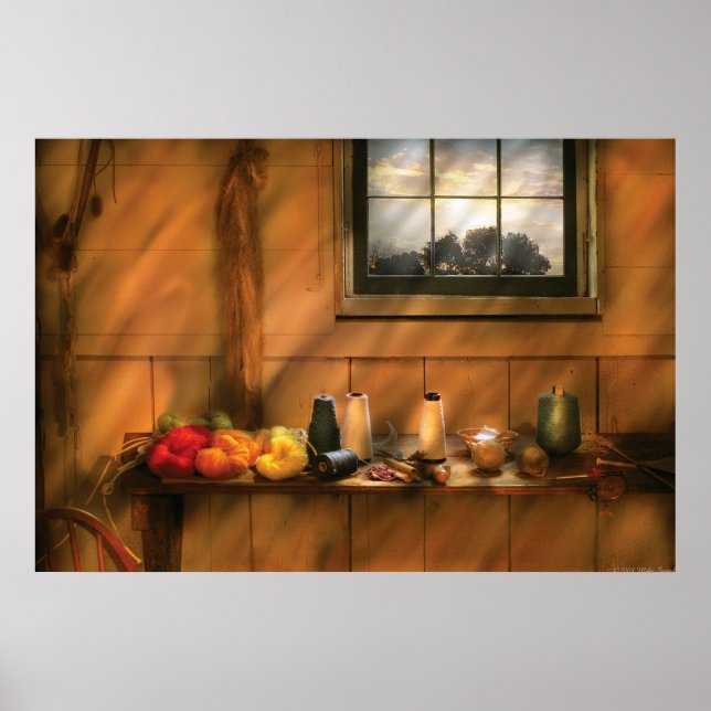 Poster Tricot - Fil (Devant)