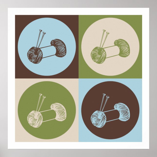 Poster Tricot Pop Art (Devant)