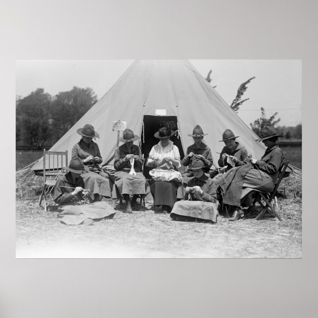 Poster Tricot pour la cause : 1916 (Devant)