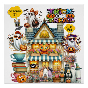 Poster Tricoter ou traiter ou TRUNK ou traiter