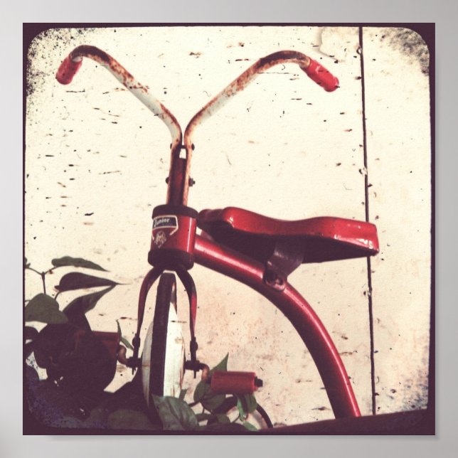 Poster Tricycle vintage (Devant)