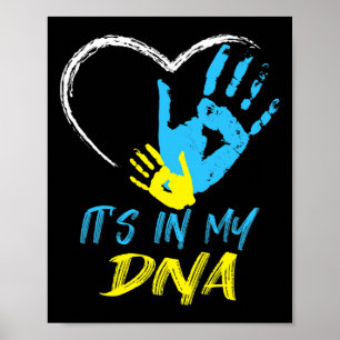 Poster Trident ukrainien Drapeau ukrainien Drapeau ukrain