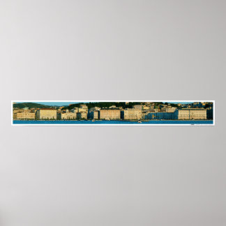Poster trieste panoramique