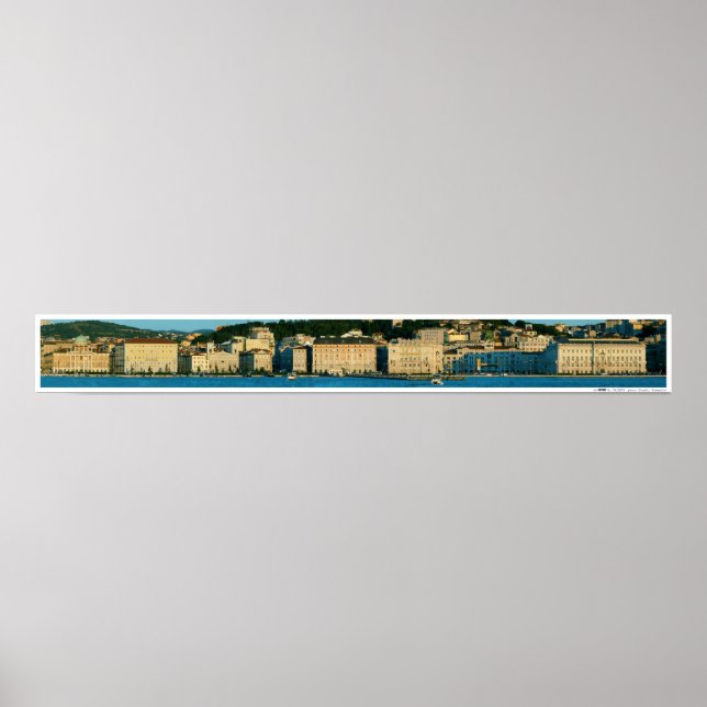 Poster trieste panoramique (Devant)