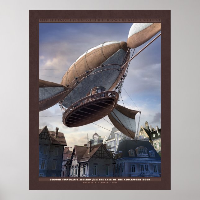 Poster Trilling Tales : Finnegan's Airship (22x28") (Devant)