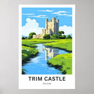 Poster Trim Castle Irlande Travel Print