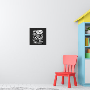 Poster Trinité Loup Aigle Tigre