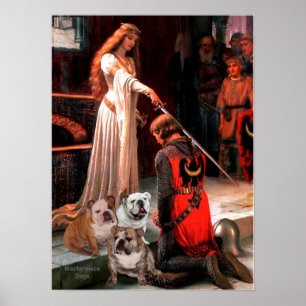 Poster Trio de Bulldog anglais - L'Accolade