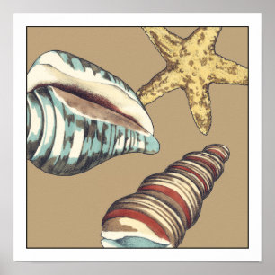 Poster Trio de Shell sur kaki