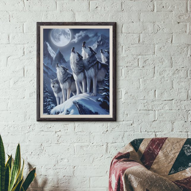 Poster Trio des loups du Sommet de minuit (Créateur téléchargé)