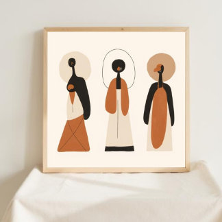 Poster Trio Féminin Sacré