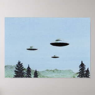 Poster Trio UFO