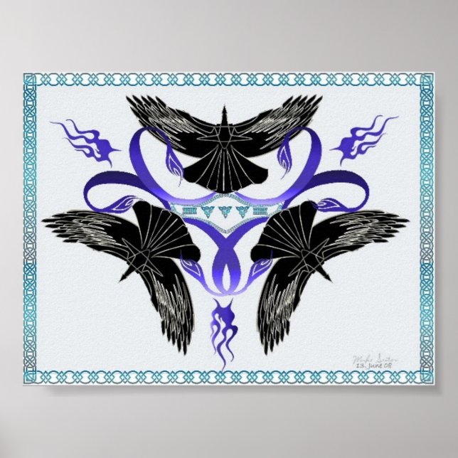 Poster Triple Crow Celtic noeud (Devant)