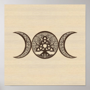 Poster Triple Lune Triquetra