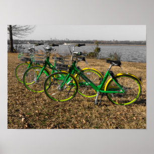 Poster Triplés de vélos