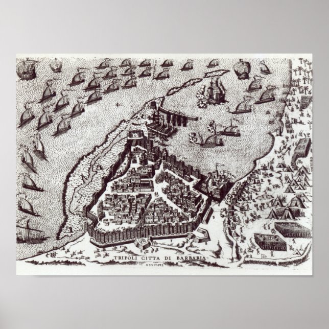 Poster Tripoli, c.1550 | (Devant)
