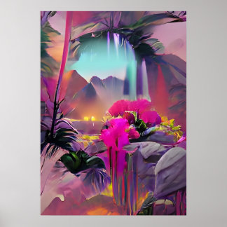 Poster Tripping Balls Art - Places Psychédéliques