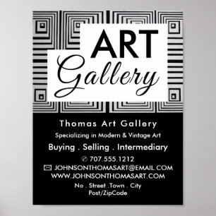 Poster Trippy Maze Carrés, Concessionnaire d'art, Galerie