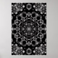 Poster Trippy : Oeuvre Psychedélique Kaleidoscope