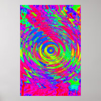 Poster Trippy : Psychédélique Abstraite