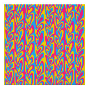 Poster Trippy super Hachement Quirky Pansexual Fierté